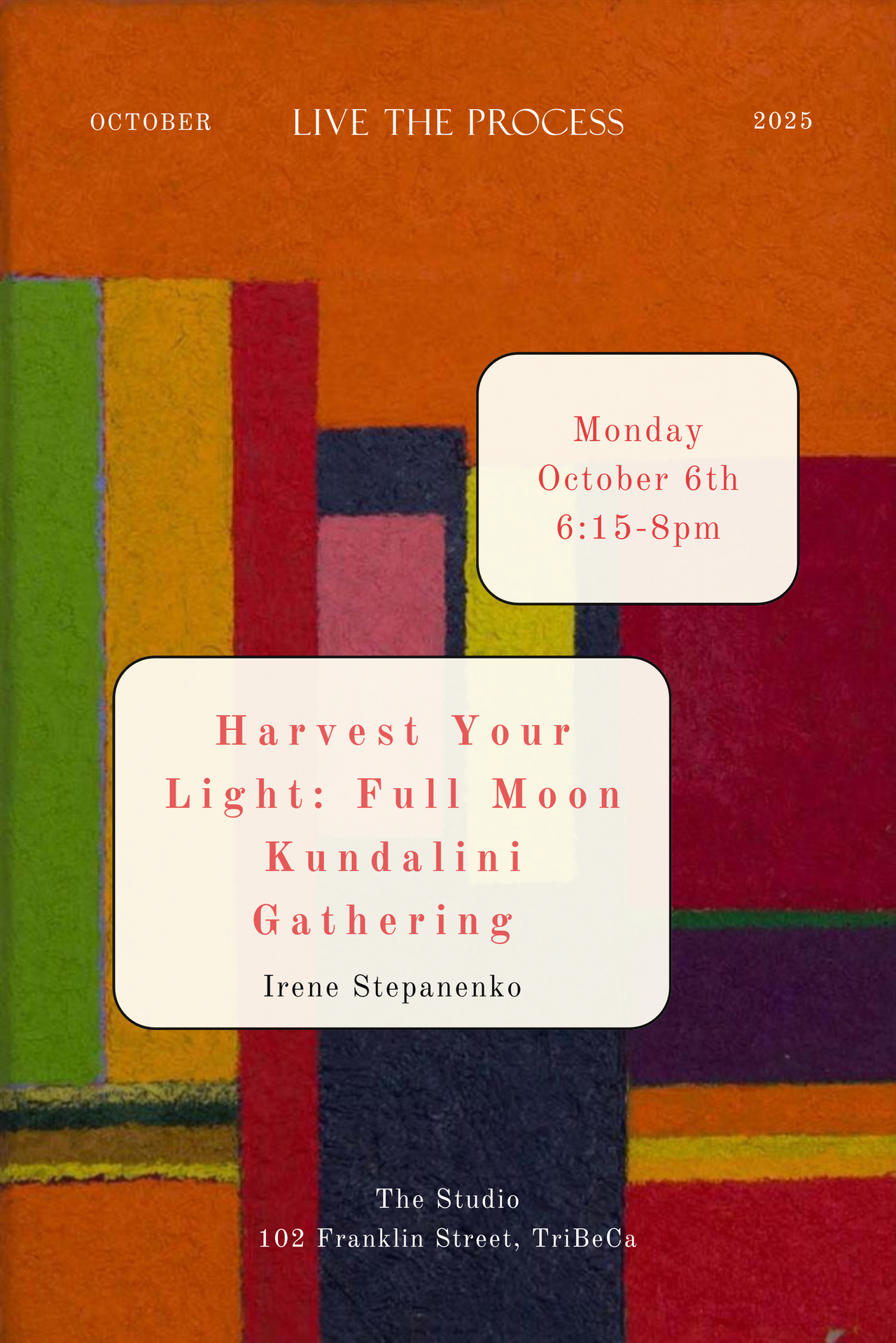 Harvest Your Light: Full Moon Kundalini Gathering.