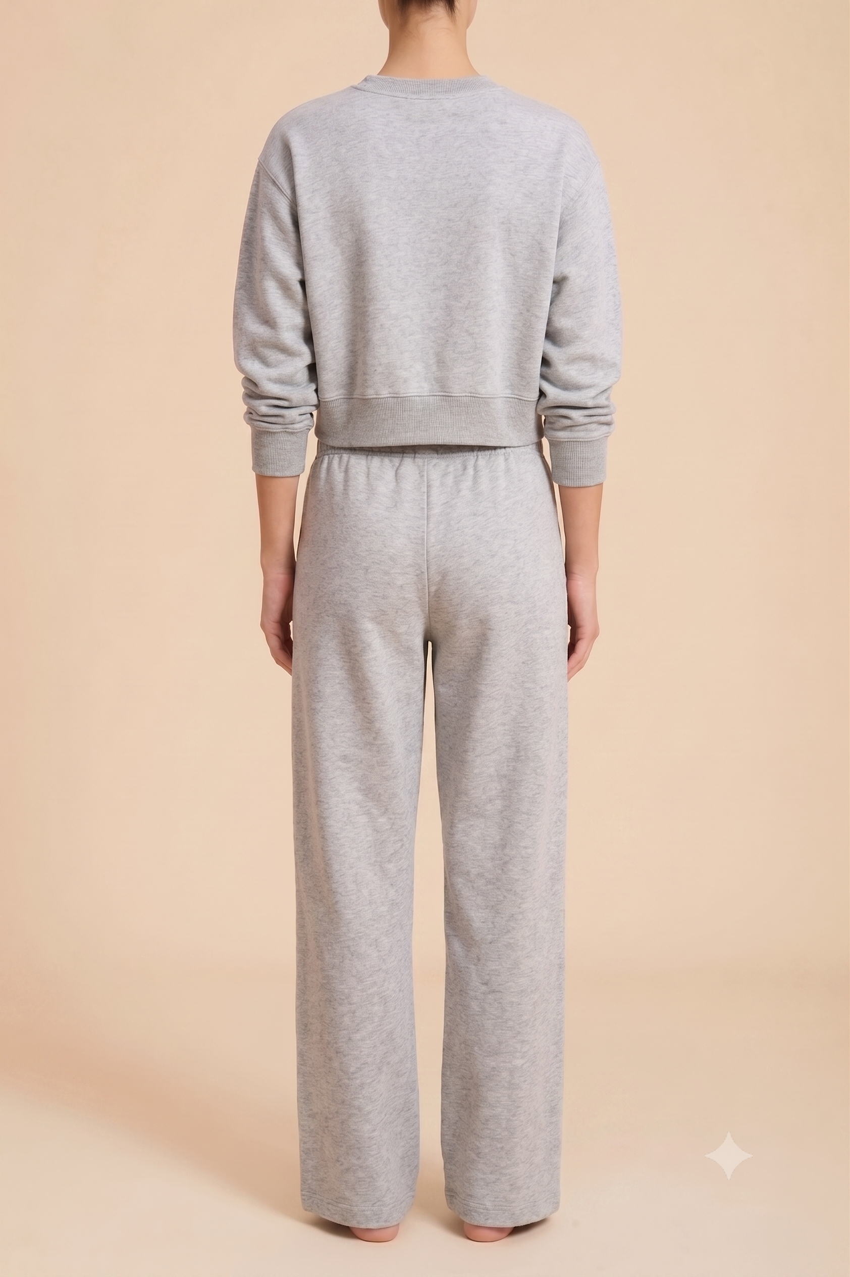 Raw Cotton Cropped Sweatshirt Live The Process