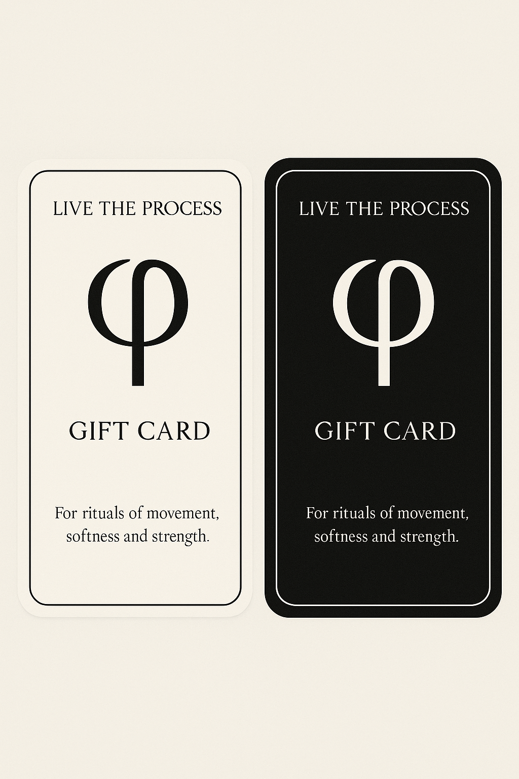 Gift Card—Live The Process