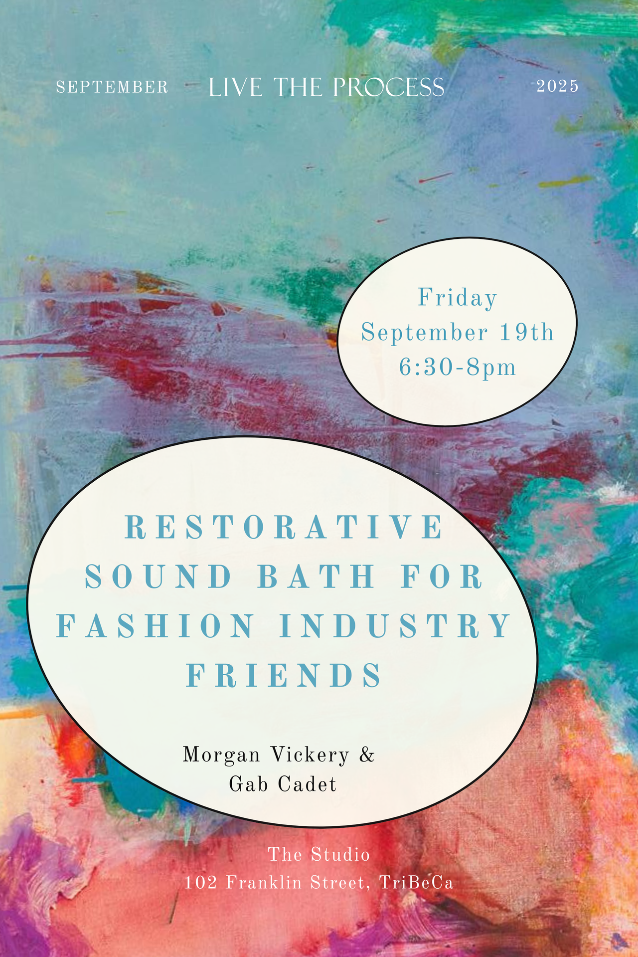 RESTORATIVE SOUND BATH FOR FASHION INDUSTRY FRIENDS